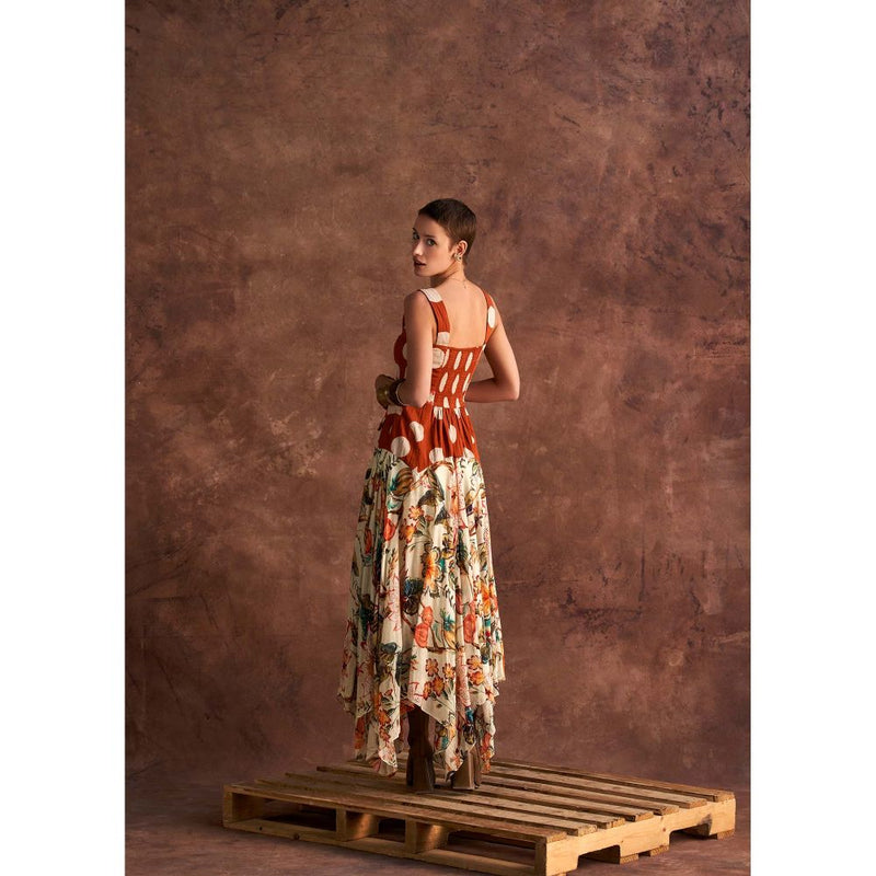 Verb Orange Nayeli Maxi Dress