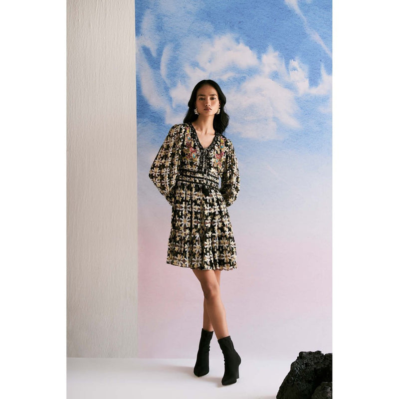 Verb Black Robin Mini Dress