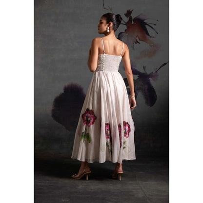Verb Ivory Ivina Corset Maxi Dress