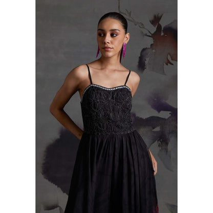 Verb Black Marlena Corset Maxi Dress