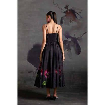 Verb Black Marlena Corset Maxi Dress