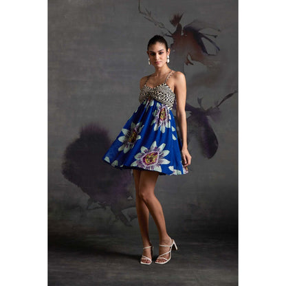 Verb Blue Enrico Mini Dress