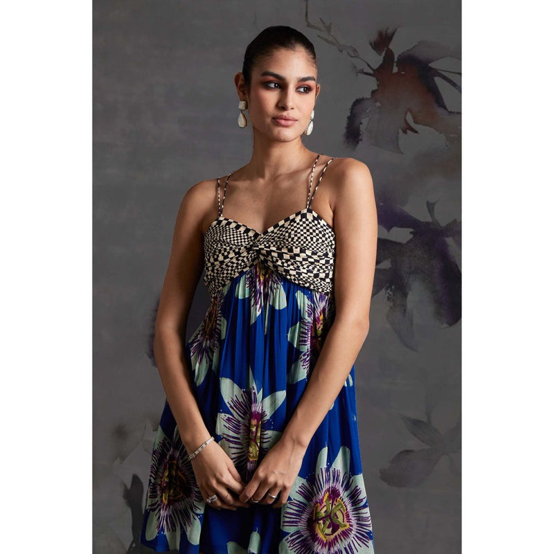 Verb Blue Enrico Mini Dress