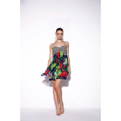 Verb Blue Noemi Mini Dress