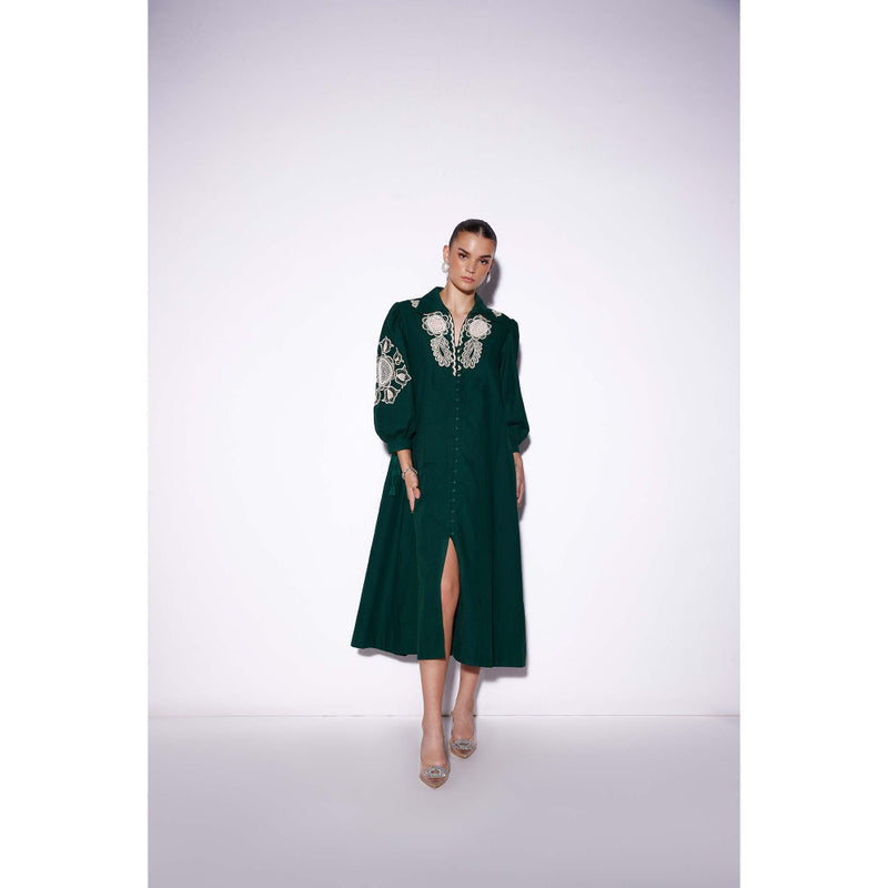 Verb Green Aerin Midi Dress