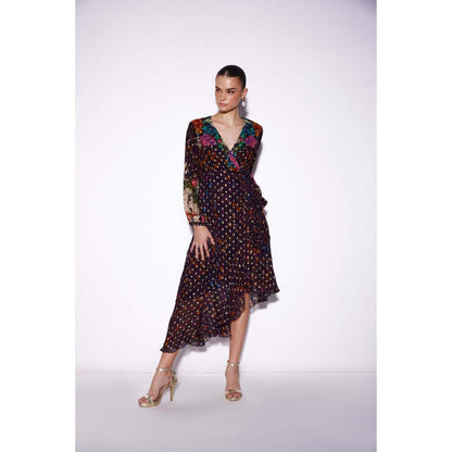 Verb Multi-Colour Maisy Wrap Dress