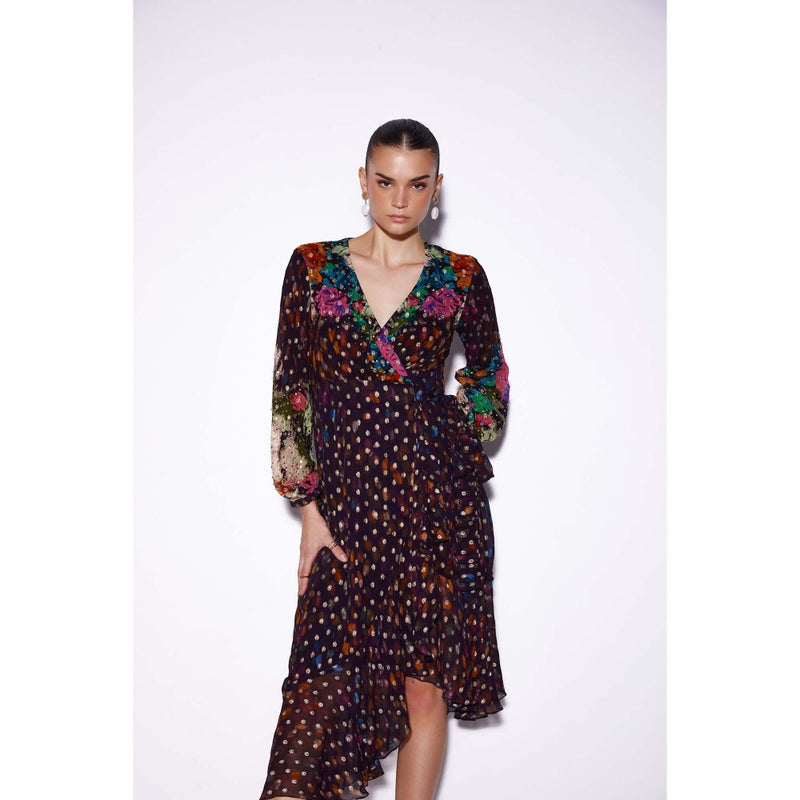 Verb Multi-Colour Maisy Wrap Dress
