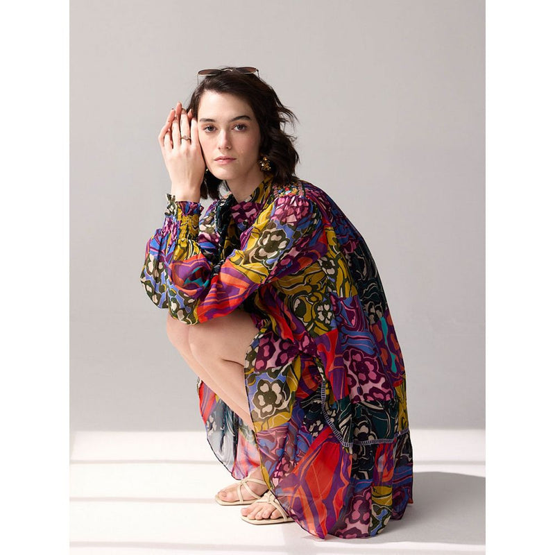 Verb Multi-Color Printed Violeta Mini Dress