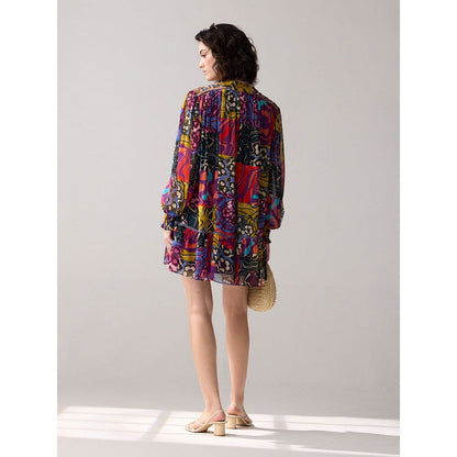 Verb Multi-Color Printed Violeta Mini Dress