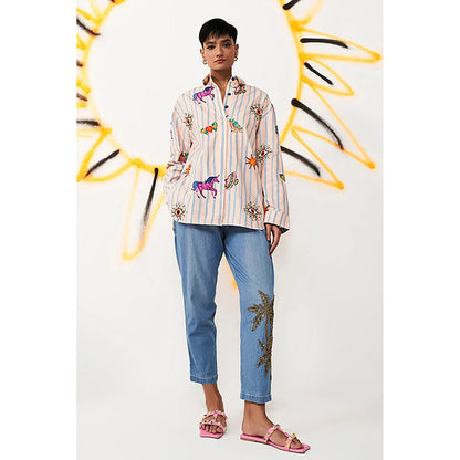 Verb Peach Raeya Shirt