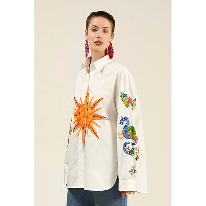 Verb Ivory Arushi Mehra In Our Camilia Shirt