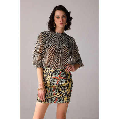 Verb Yellow Aria Skirt