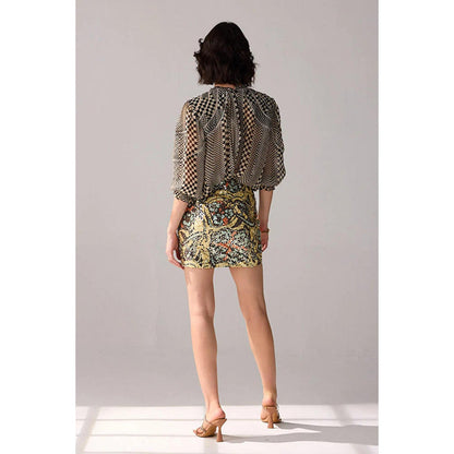 Verb Yellow Aria Skirt