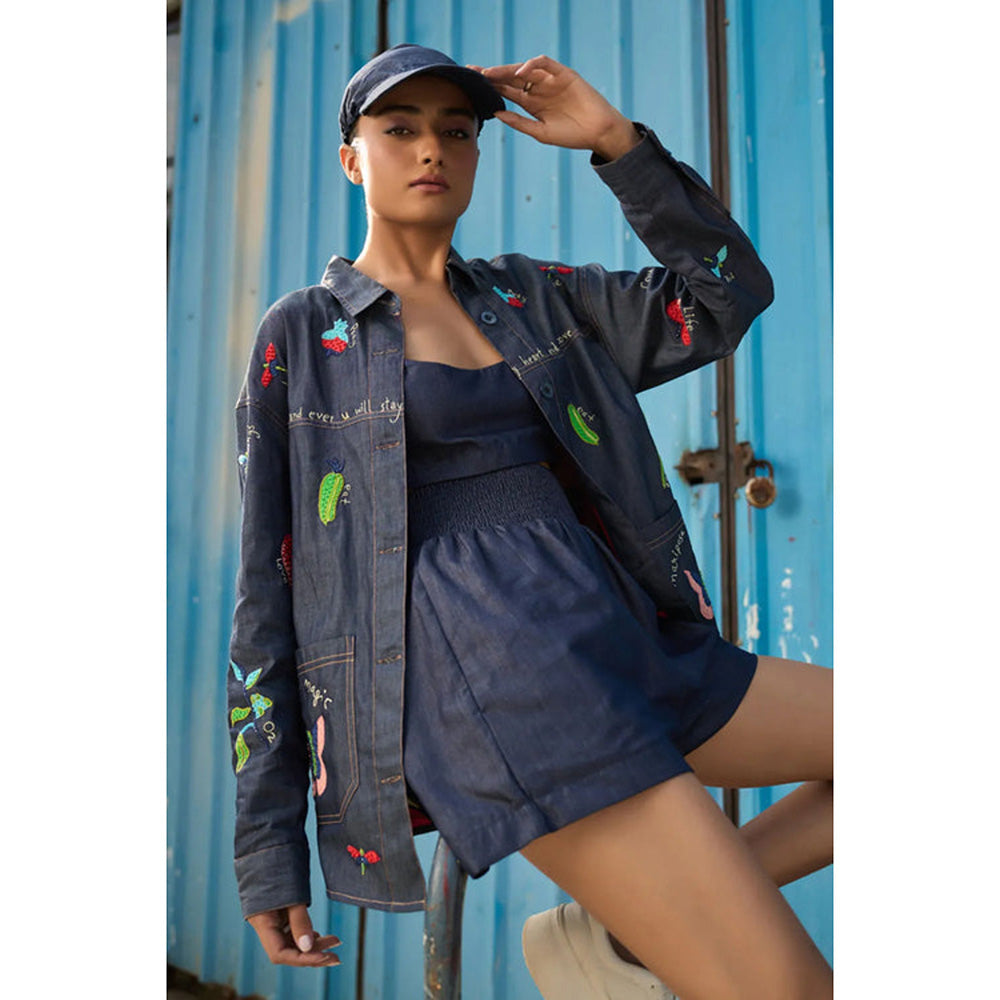 Verb Blue Soha Shorts