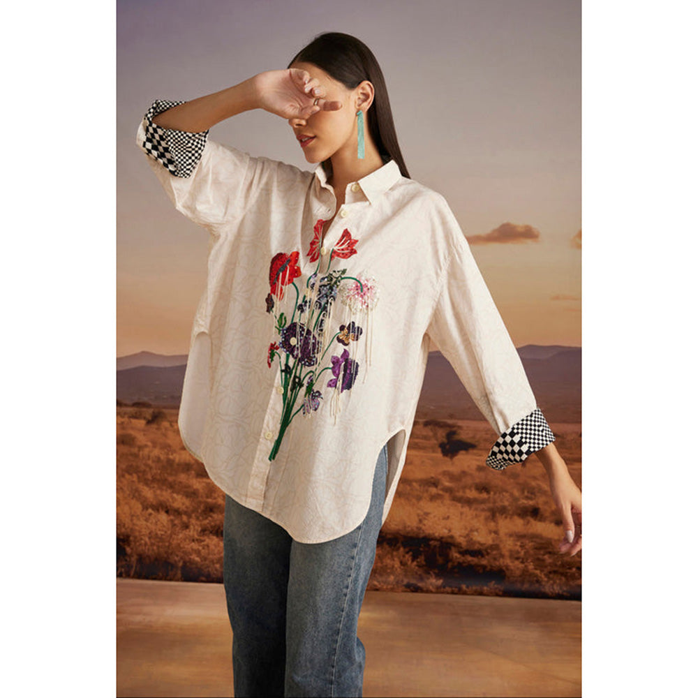 Verb Beige Gurleen Gambhir In Our Chiara Shirt
