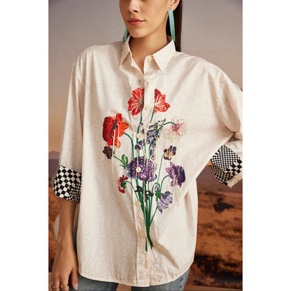 Verb Beige Gurleen Gambhir In Our Chiara Shirt