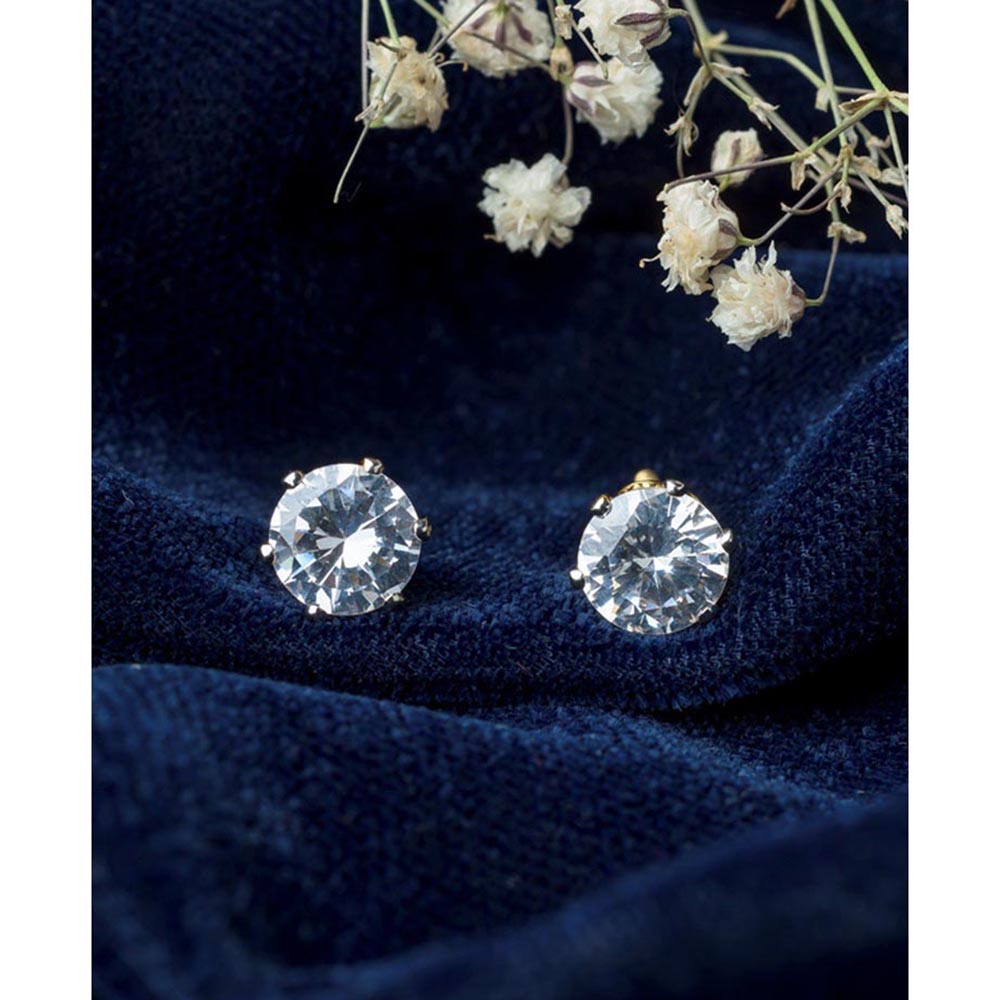 VIVINIA By Vidhi Mehra Gold Plated Womens Stud Earrings