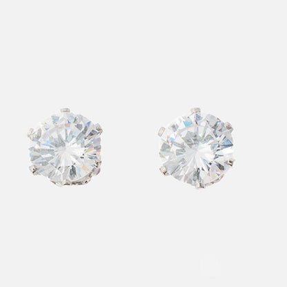 VIVINIA By Vidhi Mehra Zia Silver Plated Womens Zircon Earrings