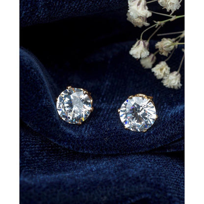 VIVINIA By Vidhi Mehra Gold Plated Womens Stud Earrings