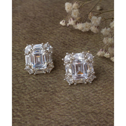 VIVINIA By Vidhi Mehra Florence Gold Plated Womens Stud Earrings