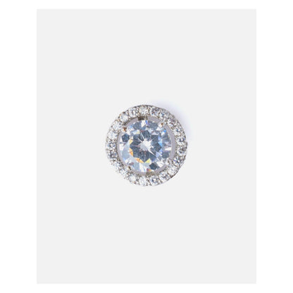 VIVINIA By Vidhi Mehra Silver Plated Womens Zircon Stud Earrings