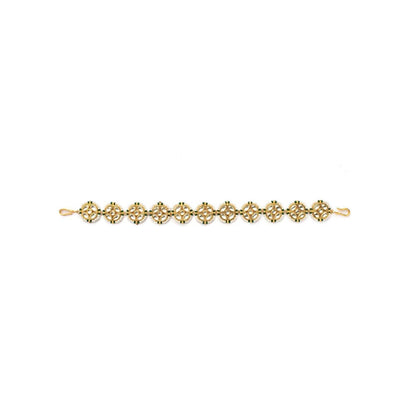 VIVINIA By Vidhi Mehra Gold Plated White Womens Kundan Polki Maathapatti