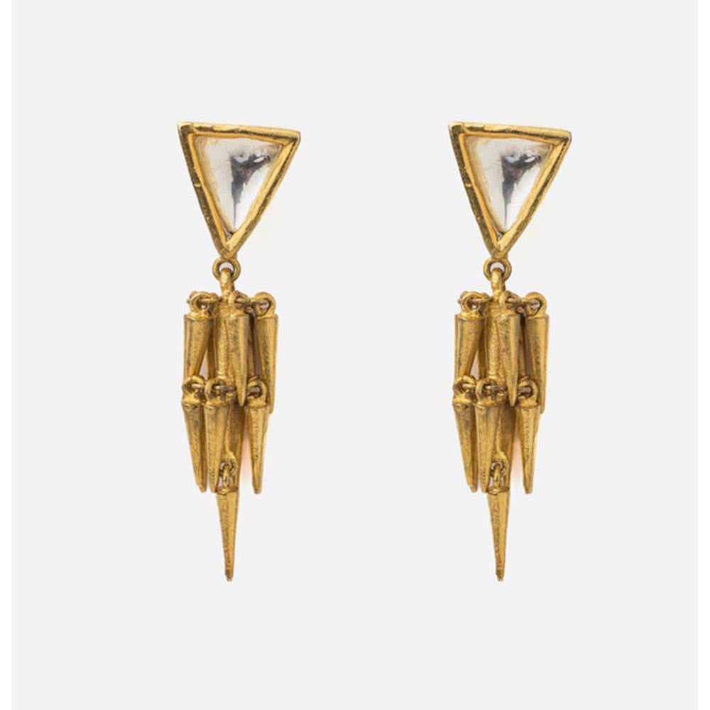VIVINIA By Vidhi Mehra Florence Gold Plated Womens Dangle Earrings