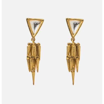 VIVINIA By Vidhi Mehra Florence Gold Plated Womens Dangle Earrings
