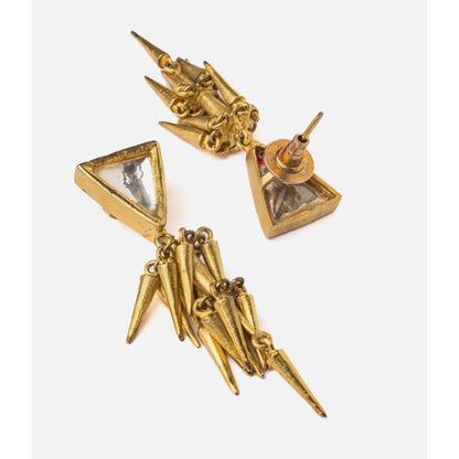 VIVINIA By Vidhi Mehra Florence Gold Plated Womens Dangle Earrings