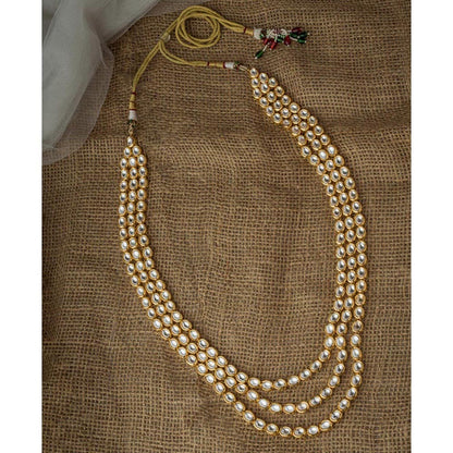 VIVINIA By Vidhi Mehra Gold Plated Womens Kundan Polki Necklace Set