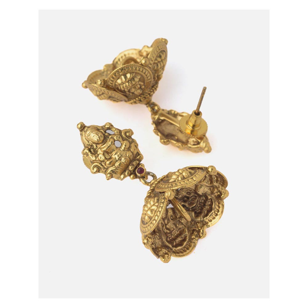 VIVINIA By Vidhi Mehra Gold Plated Womens Choker Necklace Set With Earrings