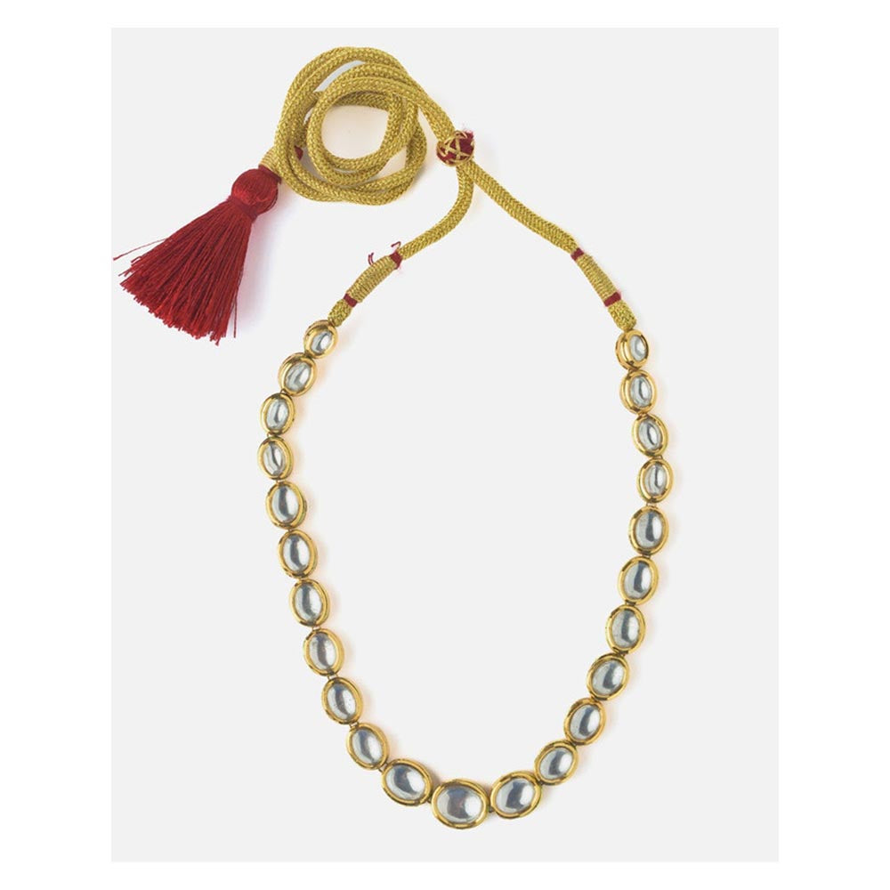 VIVINIA By Vidhi Mehra Gold Plated Womens Kundan Short Necklace