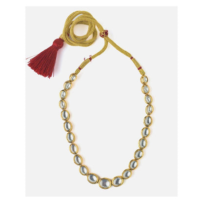 VIVINIA By Vidhi Mehra Gold Plated Womens Kundan Short Necklace