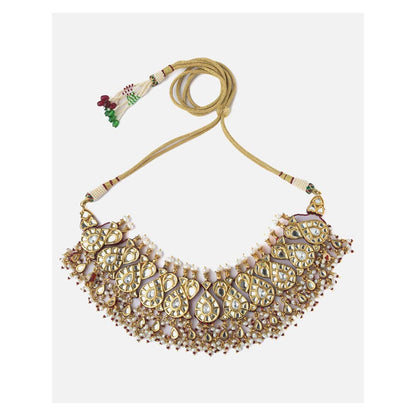 VIVINIA By Vidhi Mehra Gold Plated Womens Choker Necklace Set