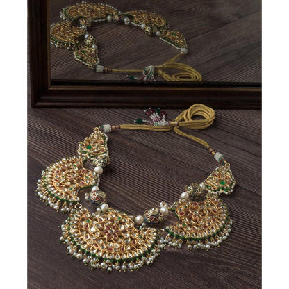VIVINIA By Vidhi Mehra Gold Plated Multicolored Womens Short Necklace