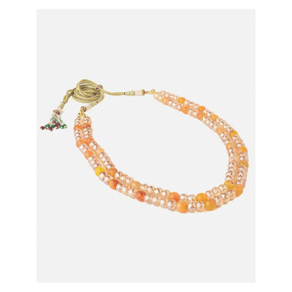 VIVINIA By Vidhi Mehra Orange Womens Short Necklace