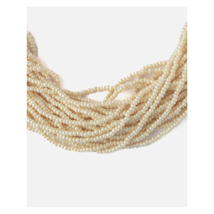 VIVINIA By Vidhi Mehra Gold Plated White Womens Pearl Short Necklace