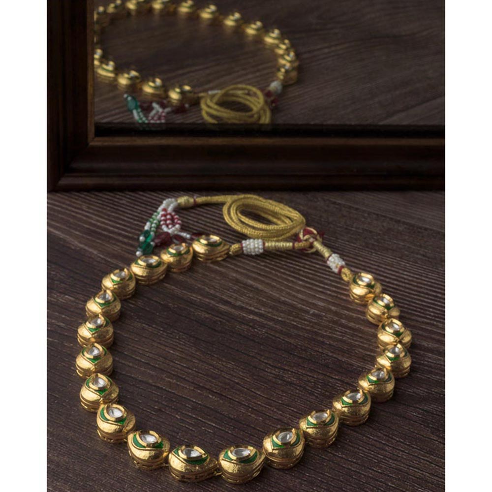 VIVINIA By Vidhi Mehra Gold Plated Womens Short Necklace