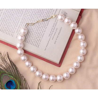 VIVINIA By Vidhi Mehra Florence White Womens Pearl Short Necklace