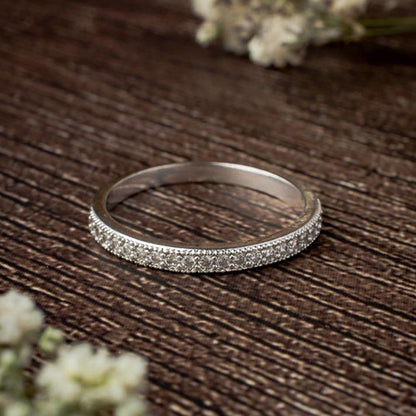 VIVINIA By Vidhi Mehra Zia 2.0 Silver Plated Womens Zircon Ring