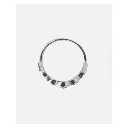 VIVINIA By Vidhi Mehra Zia 2.0 Silver Plated Womens Zircon Ring