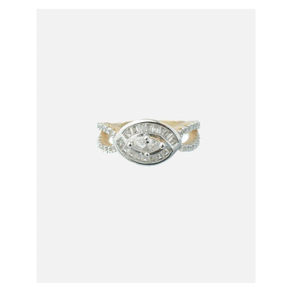 VIVINIA By Vidhi Mehra Zia 2.0 Gold Plated Womens Zircon Ring