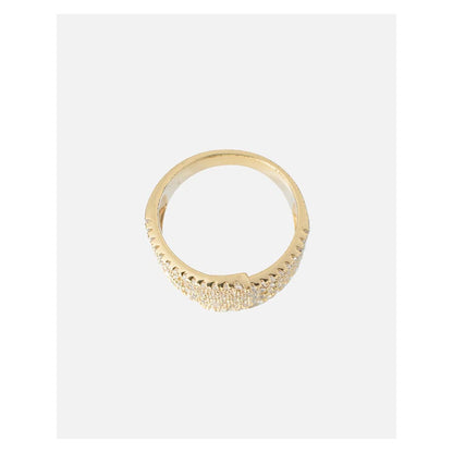 VIVINIA By Vidhi Mehra Zia 2.0 Gold Plated Womens Zircon Ring