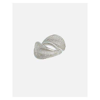 VIVINIA By Vidhi Mehra Zia 2.0 Silver Plated Womens Zircon Ring