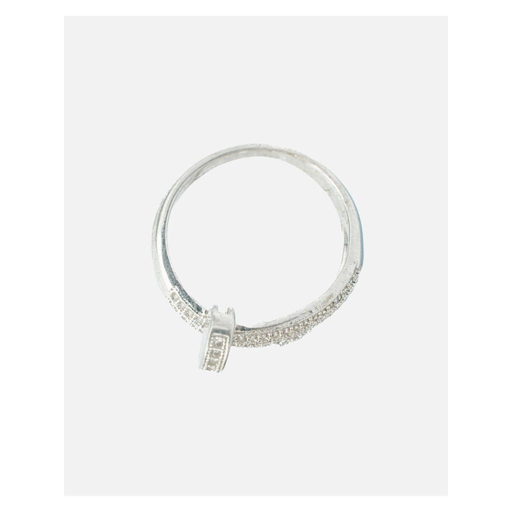 VIVINIA By Vidhi Mehra Zia 2.0 Silver Plated Womens Zircon Ring