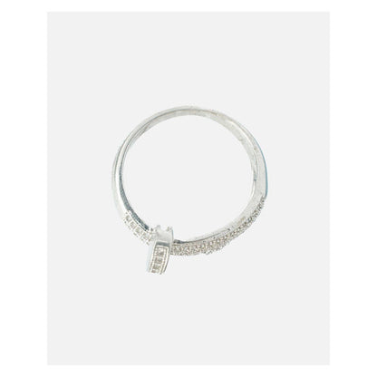 VIVINIA By Vidhi Mehra Zia 2.0 Silver Plated Womens Zircon Ring