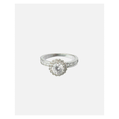 VIVINIA By Vidhi Mehra Zia 2.0 Silver Plated Womens Zircon Ring