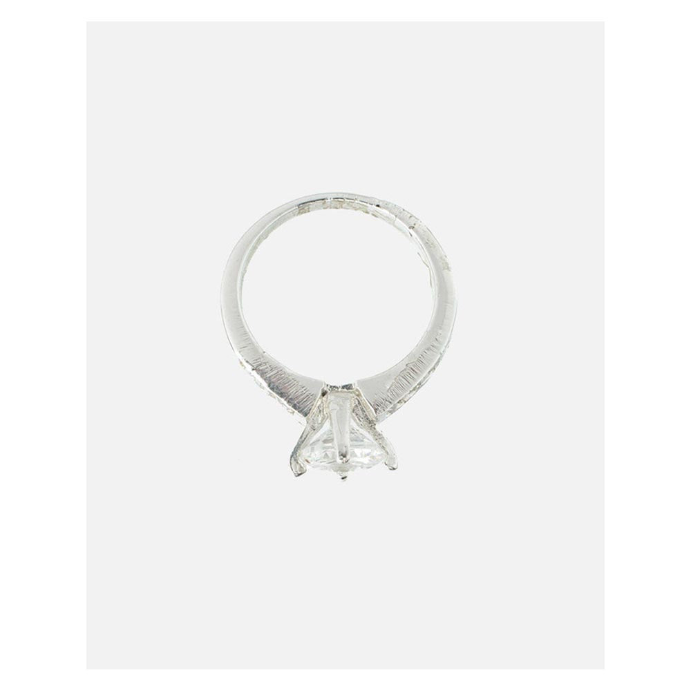 VIVINIA By Vidhi Mehra Zia 2.0 Silver Plated Womens Zircon Ring