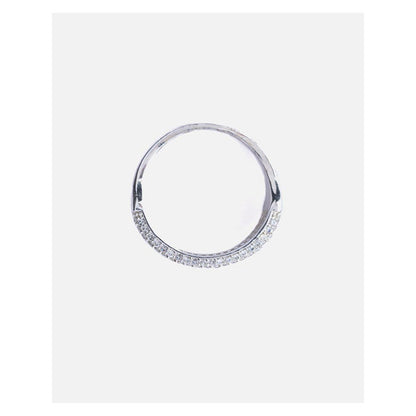 VIVINIA By Vidhi Mehra Silver Plated Womens Zircon Ring