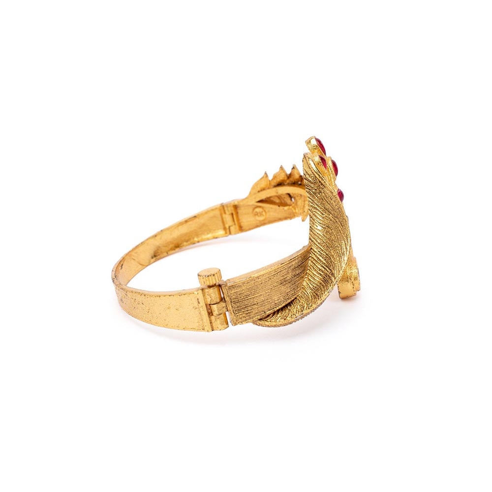 VIVINIA By Vidhi Mehra Gold Plated Pink Womens Kada